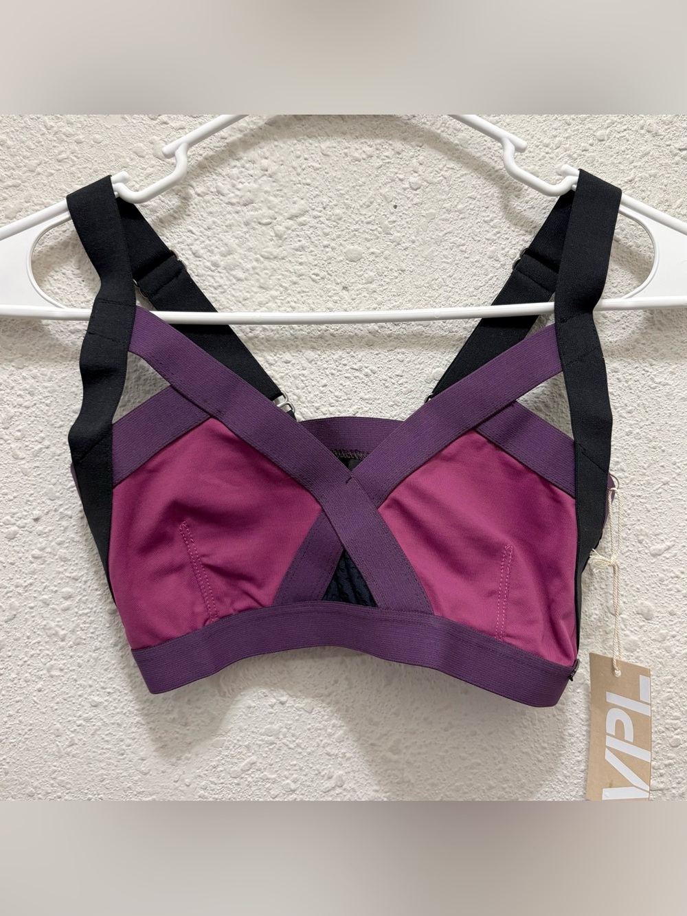 VPL Insertion Bra in Magenta and Purple NWT 2- 34A